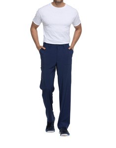 Dickies Medical DKE015 - Pantalón con cordón de ajuste y tiro estándar hombre Azul marino