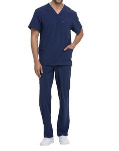 Dickies Medical DKE645 - Camiseta cuello pico hombre Azul marino