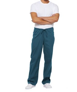 Dickies Medical DKE83006 - Pantalón con cordón y tiro estándar unisex Azul caribeño
