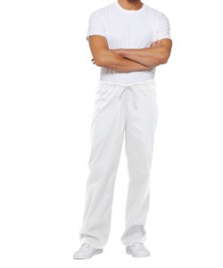 Dickies Medical DKE83006 - Pantalón con cordón y tiro estándar unisex White