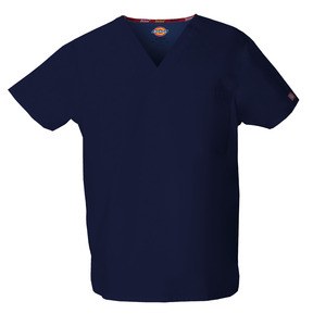 Dickies Medical DKE83706 - Camiseta cuello pico unisex Azul marino