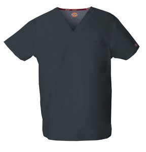 Dickies Medical DKE83706 - Camiseta cuello pico unisex Pewter