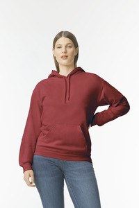 Gildan GISF500 - Sudadera con capucha Midweight Softstyle Granate