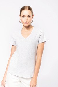 Kariban K381 - CAMISETA DE MANGA CORTA Y CUELLO DE PICO PARA MUJER