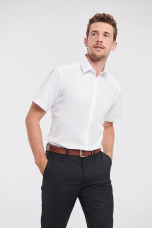 Russell Collection RU963M - Camisa Manga Corta En Espiga