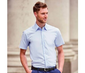 Russell Collection JZ923 - Camisa oxford entallada