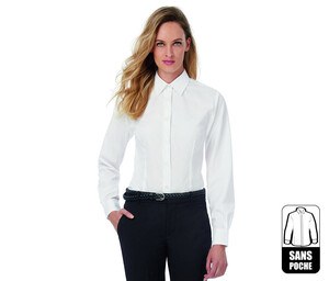 B&C BC722 - Camisa Smart Manga Larga para mujer