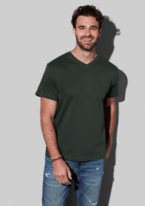 camiseta cuello pico para hombres stedman
