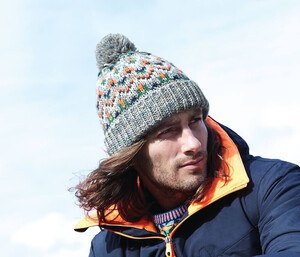 Beechfield BF458 - Gorro con pompones de tormenta de nieve
