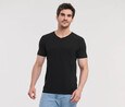 Russell RU103M - Camiseta orgánica de cuello en V para hombres