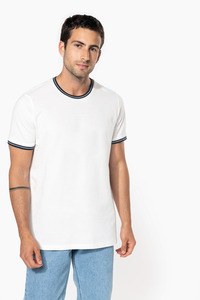 Kariban K373 - Camiseta de punto piqué con cuello redondo de hombre