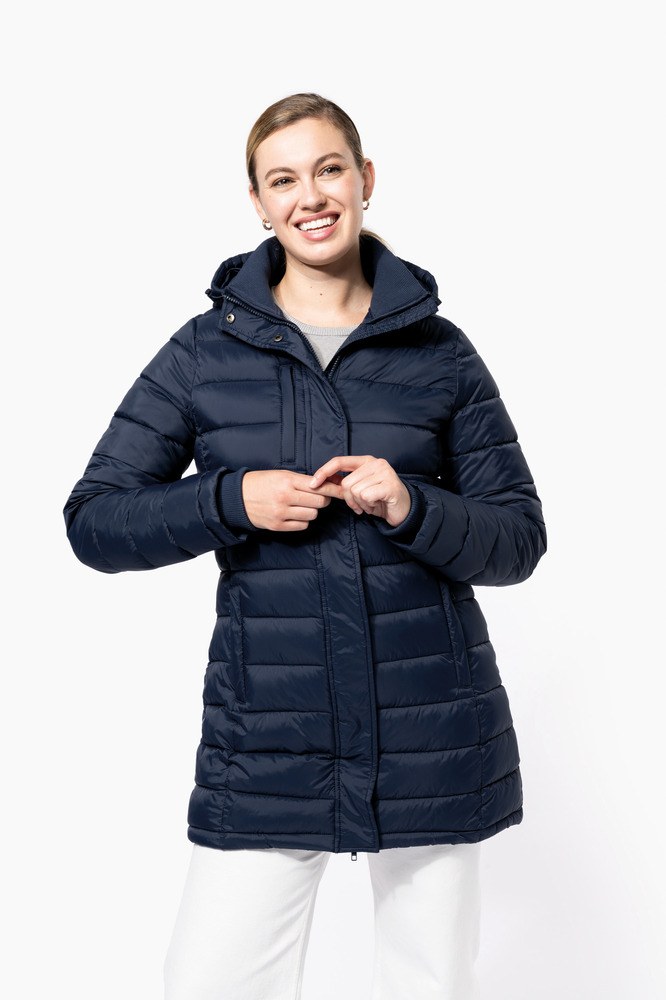 Parka justa en Burdeo para Mujer Marca Ellesse con descuento