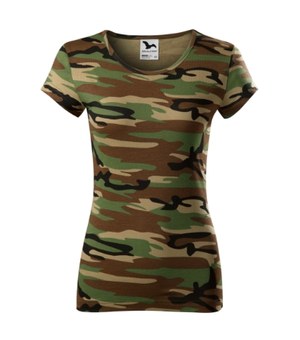 Malfini C22 - Camiseta de camuflaje puro damas