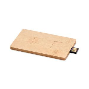 GiftRetail MO1203 - CREDITCARD PLUS Memoria USB 16GB carcasa bambú