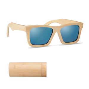 GiftRetail MO6454 - WANAKA Gafas de sol y estuche bambú