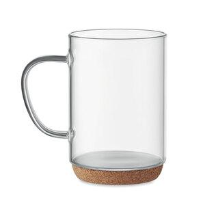 GiftRetail MO6470 - LISBO Taza de cristal 400ml