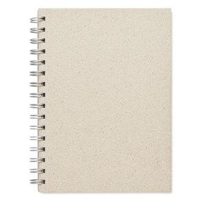 GiftRetail MO6541 - GRASS BOOK Libreta anillas A5 papel hierba