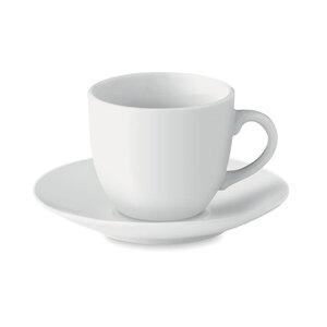 GiftRetail MO9634 - ESPRESSO Taza y plato cerámica café
