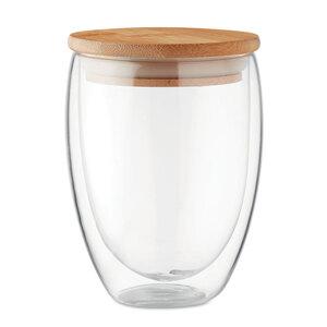 GiftRetail MO9720 - TIRANA MEDIUM Vaso cristal doble capa 350 ml