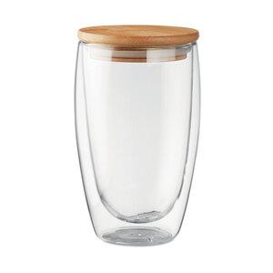 GiftRetail MO9721 - TIRANA LARGE Vaso cristal doble capa 450 ml