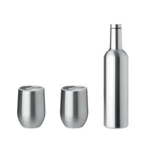 GiftRetail MO9971 - CHIN SET Set botella- tazas doble pared