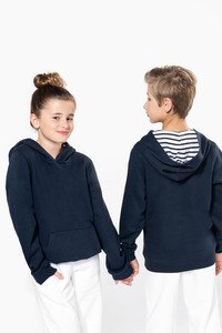 Kariban K4014 - Sudadera con capucha de forro contrastado niños