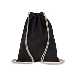 Kimood KI5102 - Mochila reciclada con cordones.