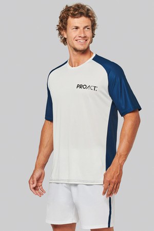 PROACT PA4030 - Camiseta pádel bicolor mangas raglán hombre