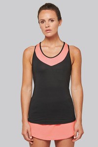 PROACT PA4031 - Camiseta pádel sin mangas bicolor mujer