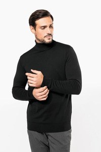 Kariban Premium PK912 - Jersey lana merina cuello vuelto hombre