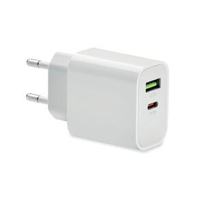 GiftRetail MO6879 - PORT Cargador USB de 18W 2 puertos