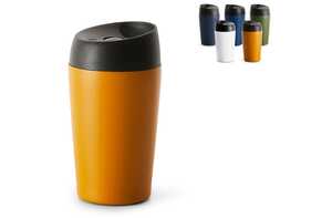 Inside Out LT52101 - Taza de viaje Sagaform Loke Color Coated 240ml