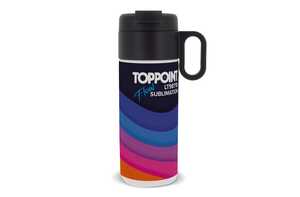 TopPoint LT98718 - Botella térmica Flow con asa de sublimación 400ml