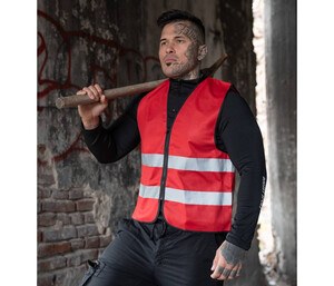 KORNTEX KX225 - SAFETY VEST WITH ZIPPER COLOGNE