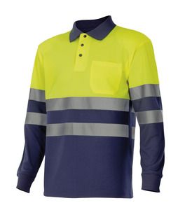 Velilla 305507 - POLO BICOLOR ML AV