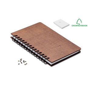 GiftRetail MO2251 - SAVAGE Libreta A5 Abedul GROWBOOK™