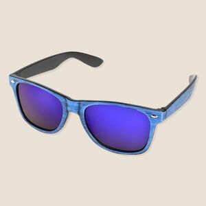 EgotierPro 38056 - Gafas de Sol Madera Imitación UV400 TIMBER