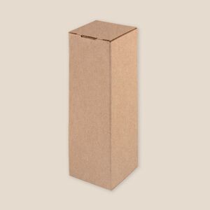 EgotierPro 52088 - Caja de cartón autoensamblable para botellas BOTTLE