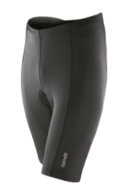 Pantalones cortos de ropa de bicicleta acolchada - Black/Black